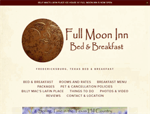 Tablet Screenshot of fullmooninn.com